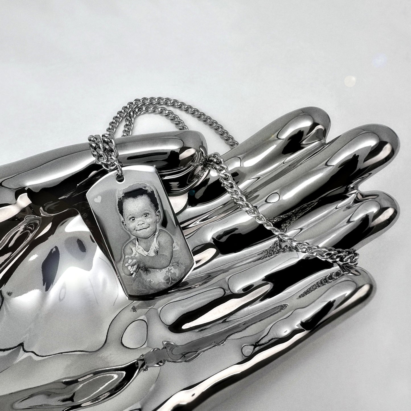 CUSTOM ENGRAVED DOG TAG NECKLACE