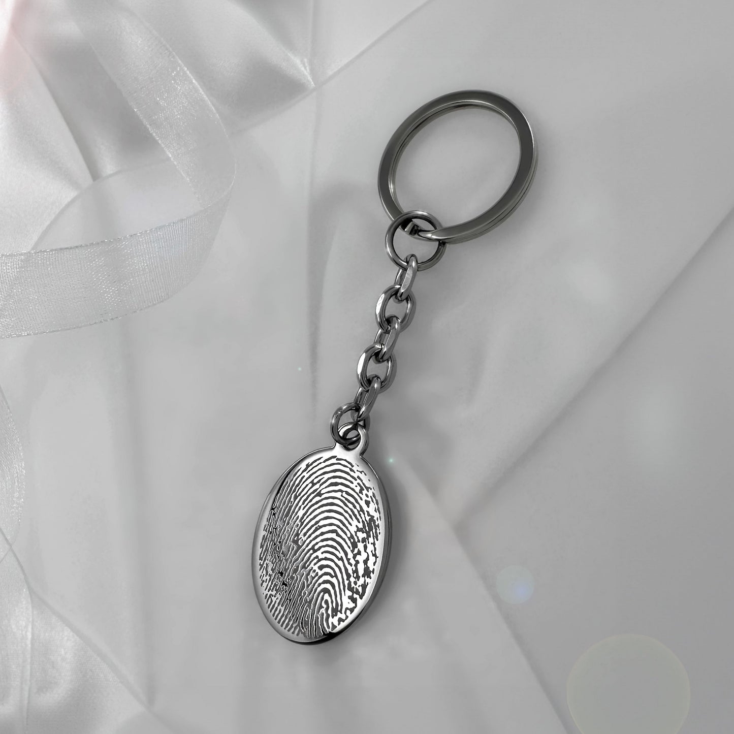 ACTUAL FINGERPRINT KEYCHAIN