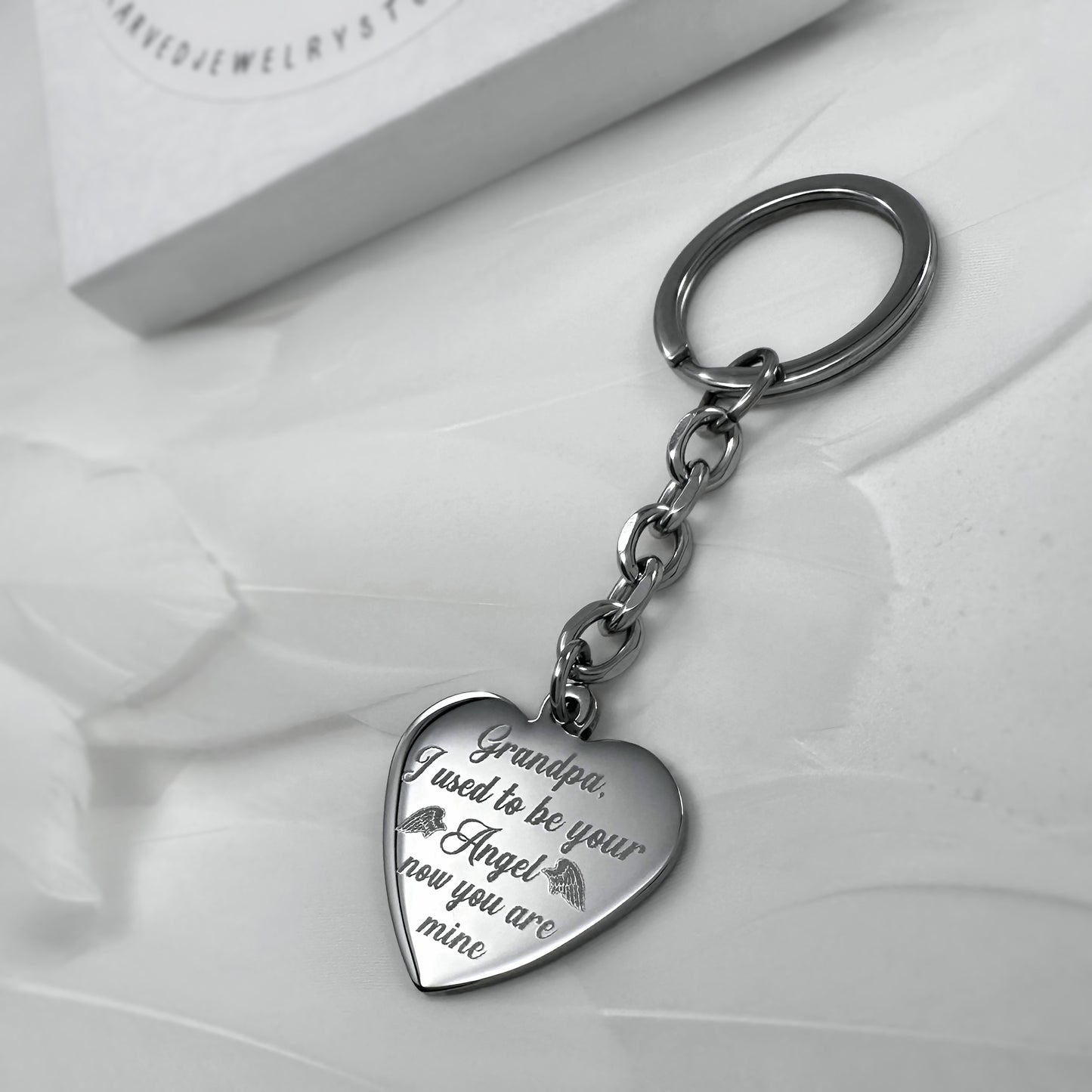 CUSTOM PHOTO MEMORIAL KEYCHAIN