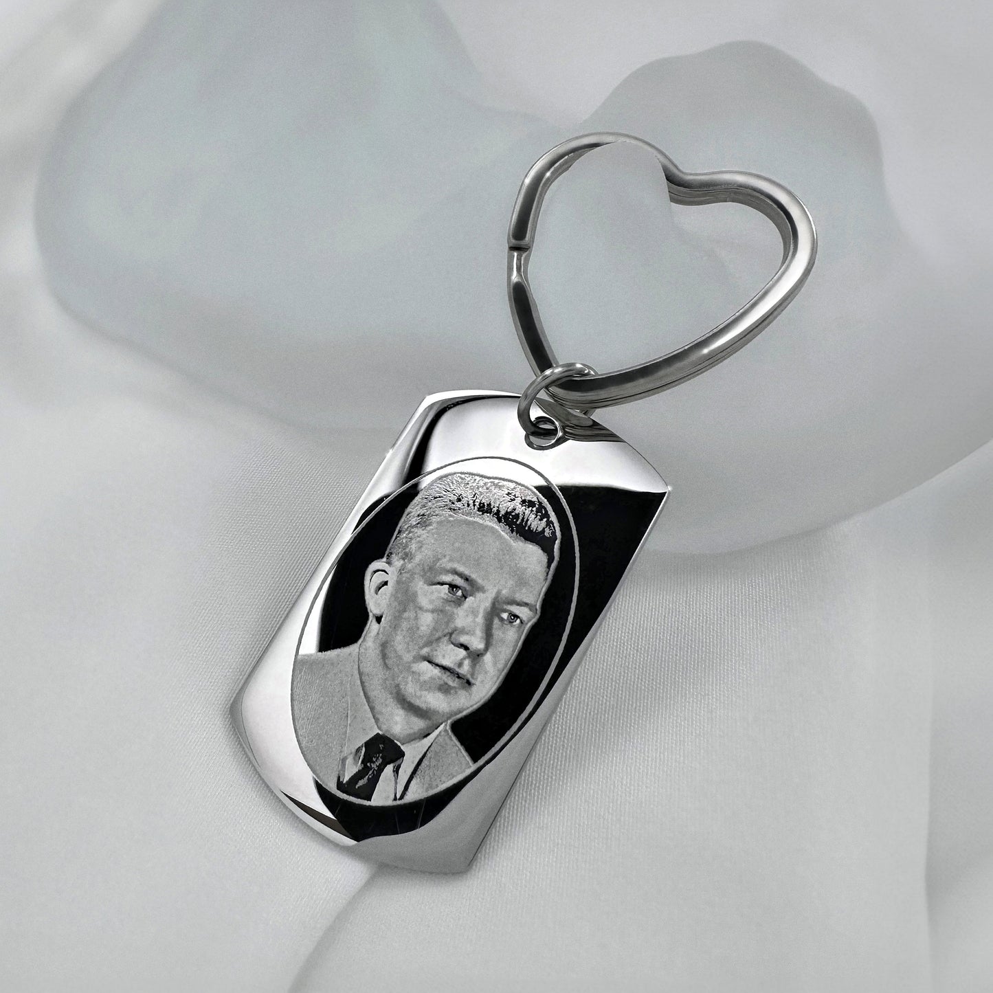 CUSTOM DAD MEMORIAL KEYCHAIN