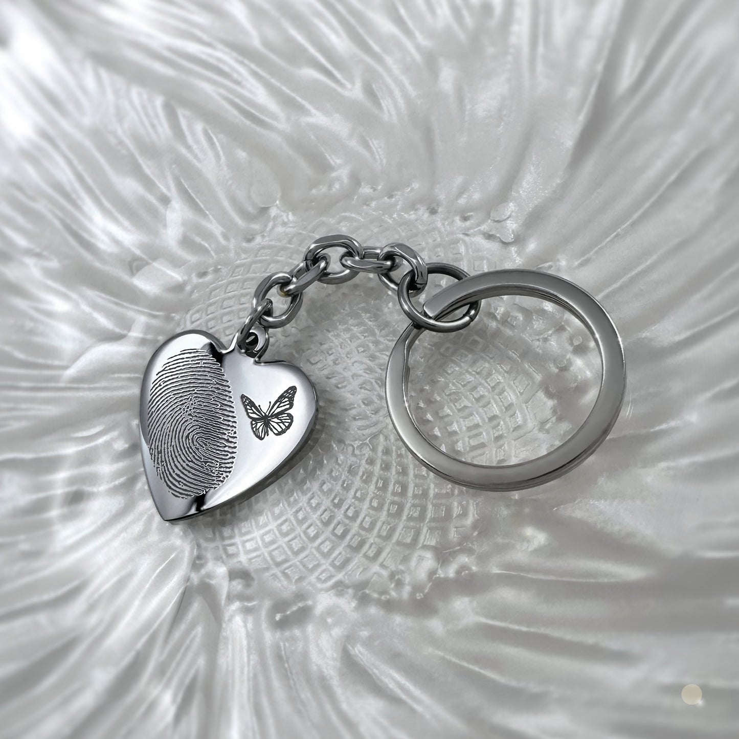 YOUR ACTUAL THUMBPRINT KEYCHAIN