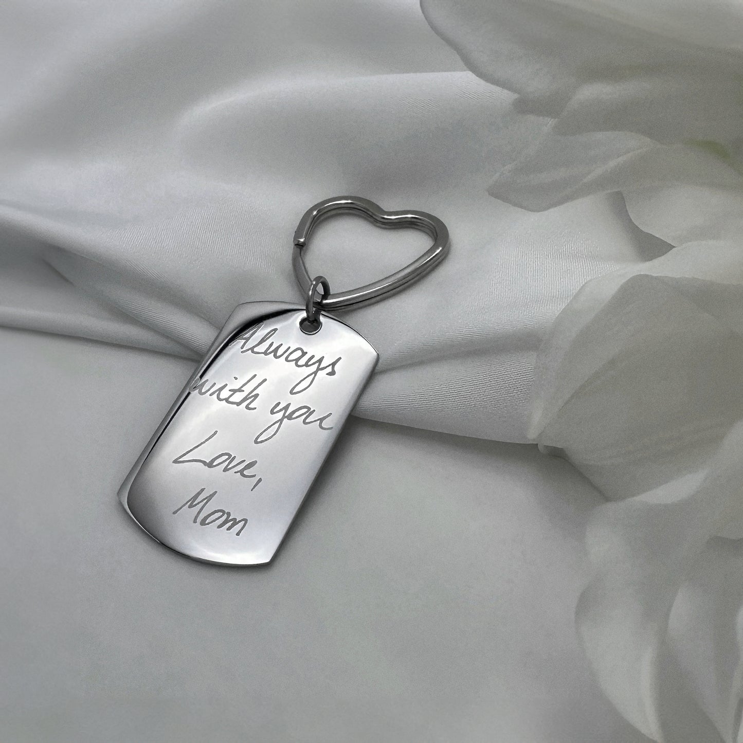 CUSTOM DAD MEMORIAL KEYCHAIN