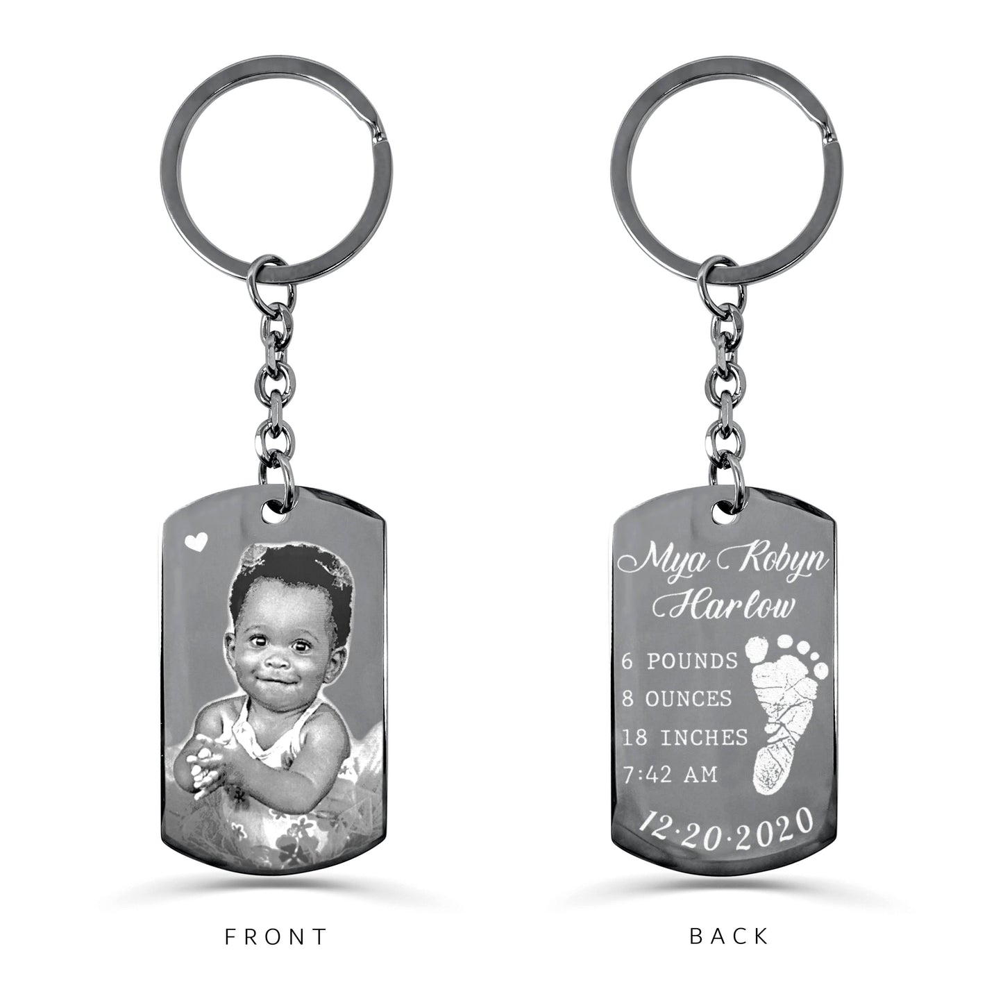 CUSTOM FATHER'S DAY KEYCHAIN GIFT