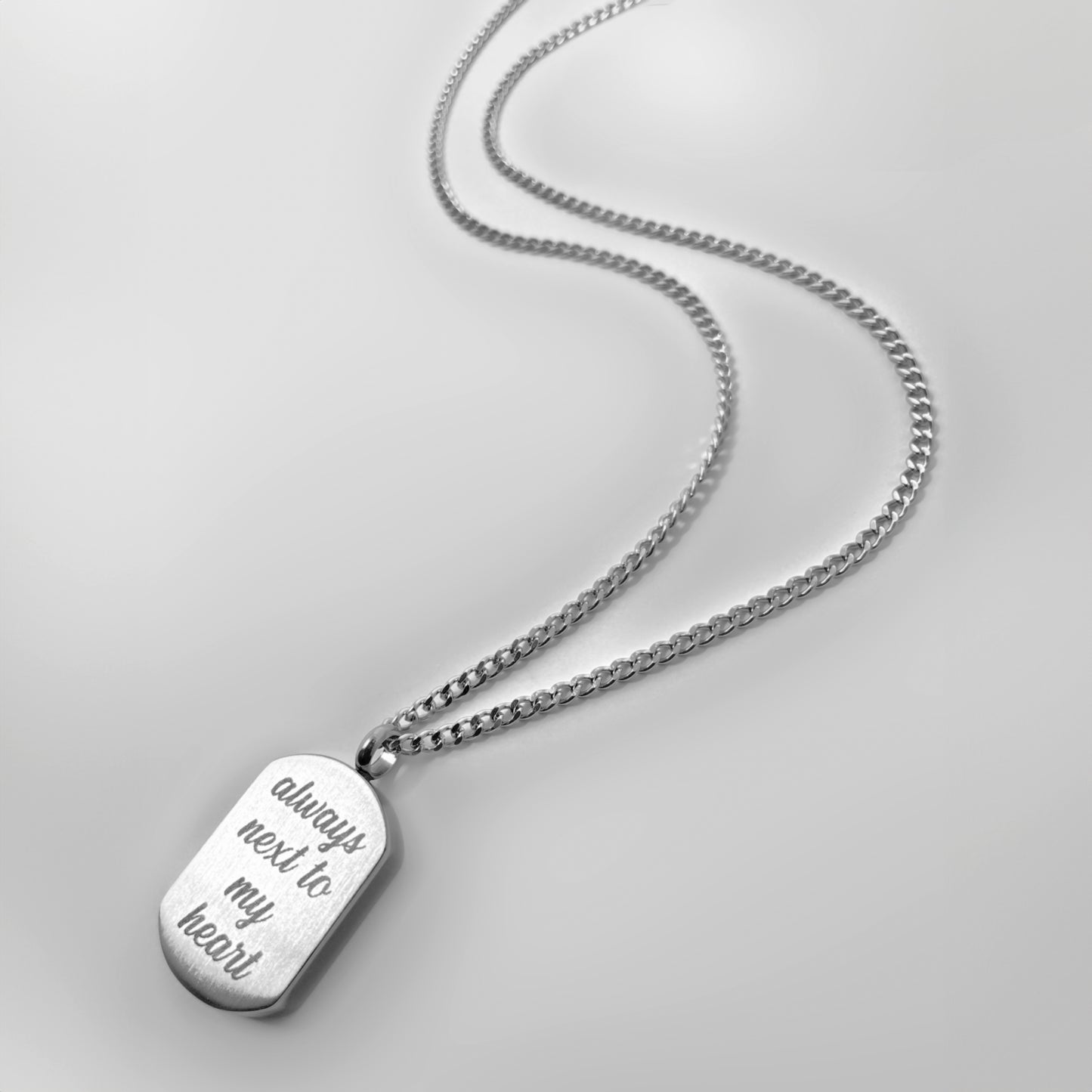 ACTUAL FINGERPRINT CREMATION URN NECKLACE