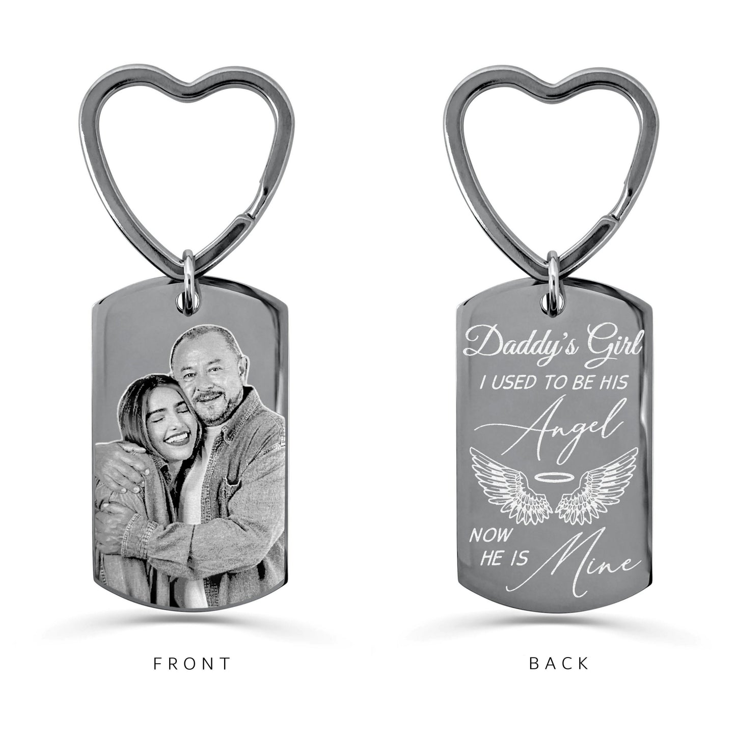 DAD MEMORIAL KEYCHAIN