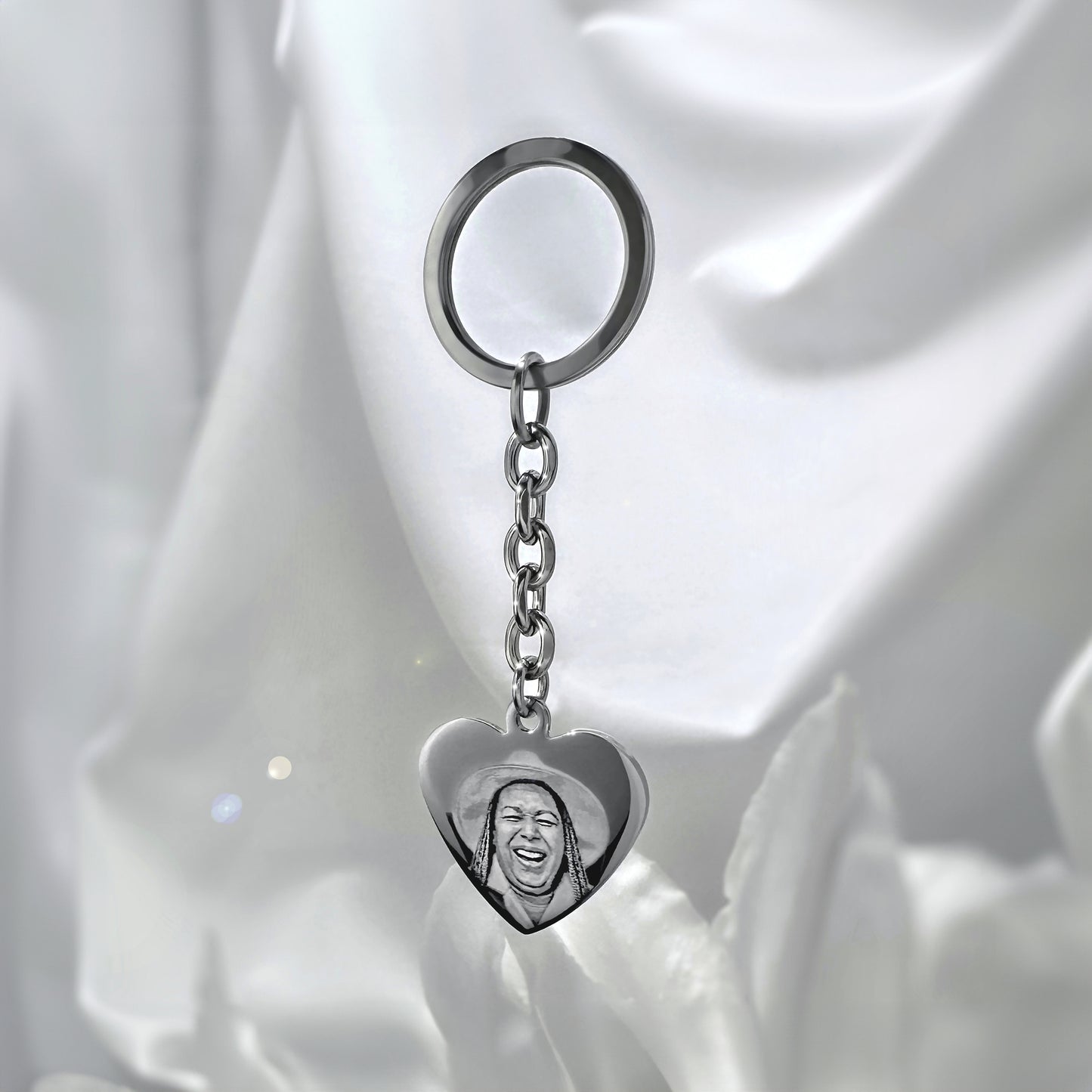 YOUR ACTUAL THUMBPRINT KEYCHAIN