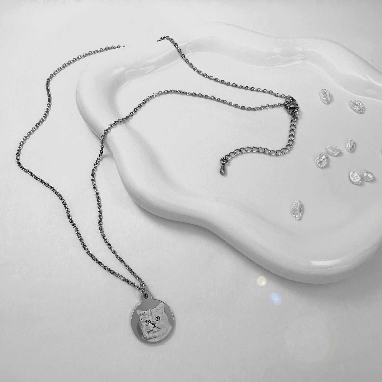 CAT LOSS MEMORIAL NECKLACE