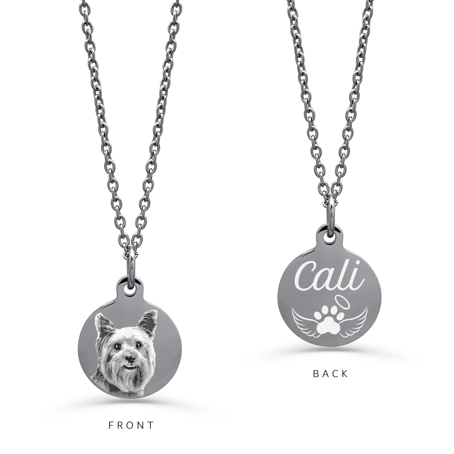 PERSONALIZED DOG MEMORIAL NECKLACE