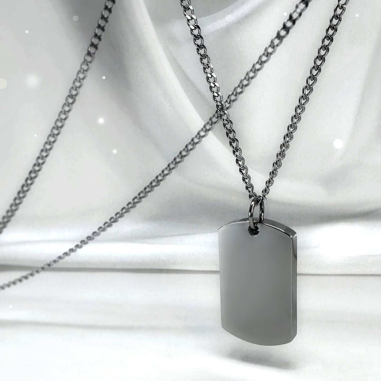 PICTURE AND FINGERPRINT CREMATION URN NECKLACE