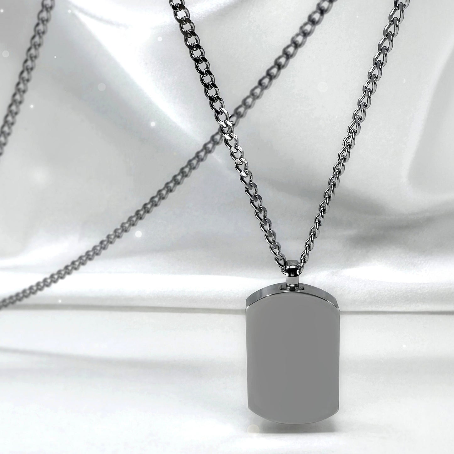 ACTUAL FINGERPRINT CREMATION URN NECKLACE
