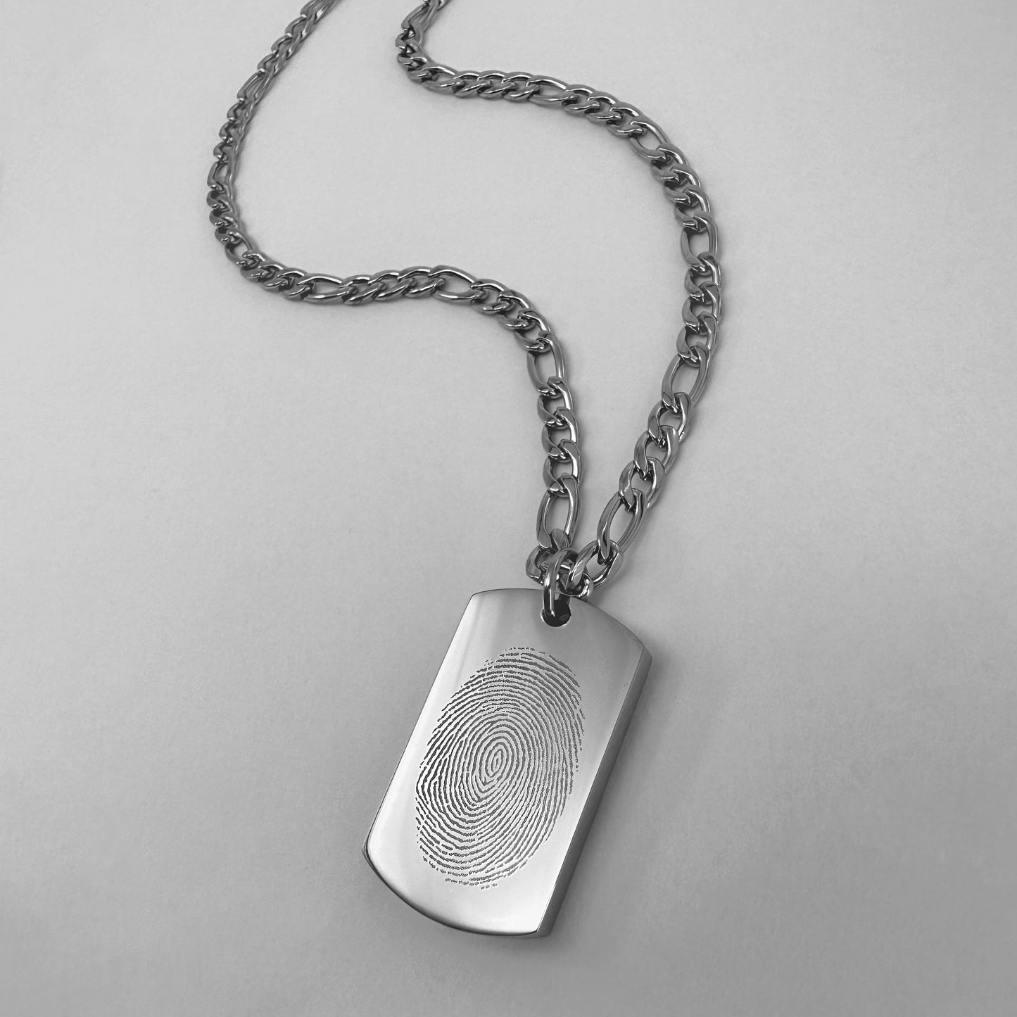 PICTURE AND FINGERPRINT CREMATION URN NECKLACE