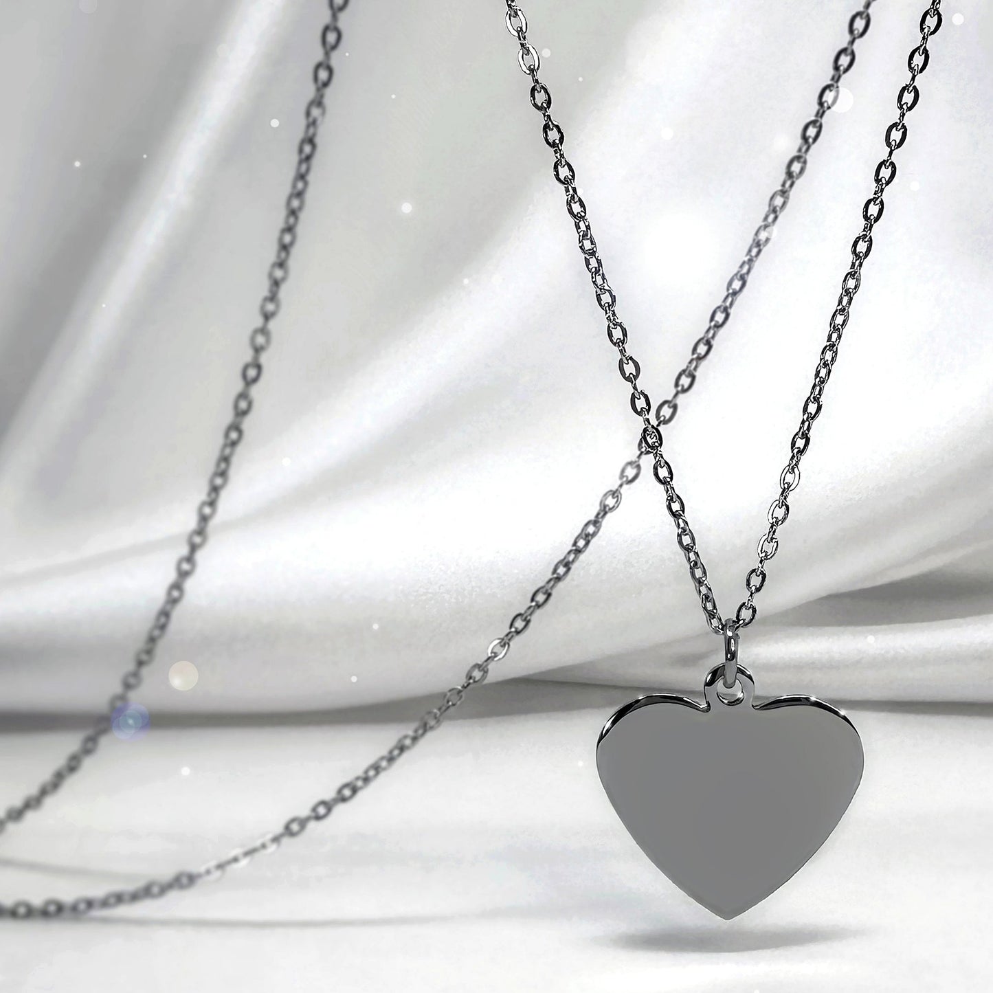 ACTUAL FINGERPRINT AND DATES NECKLACE