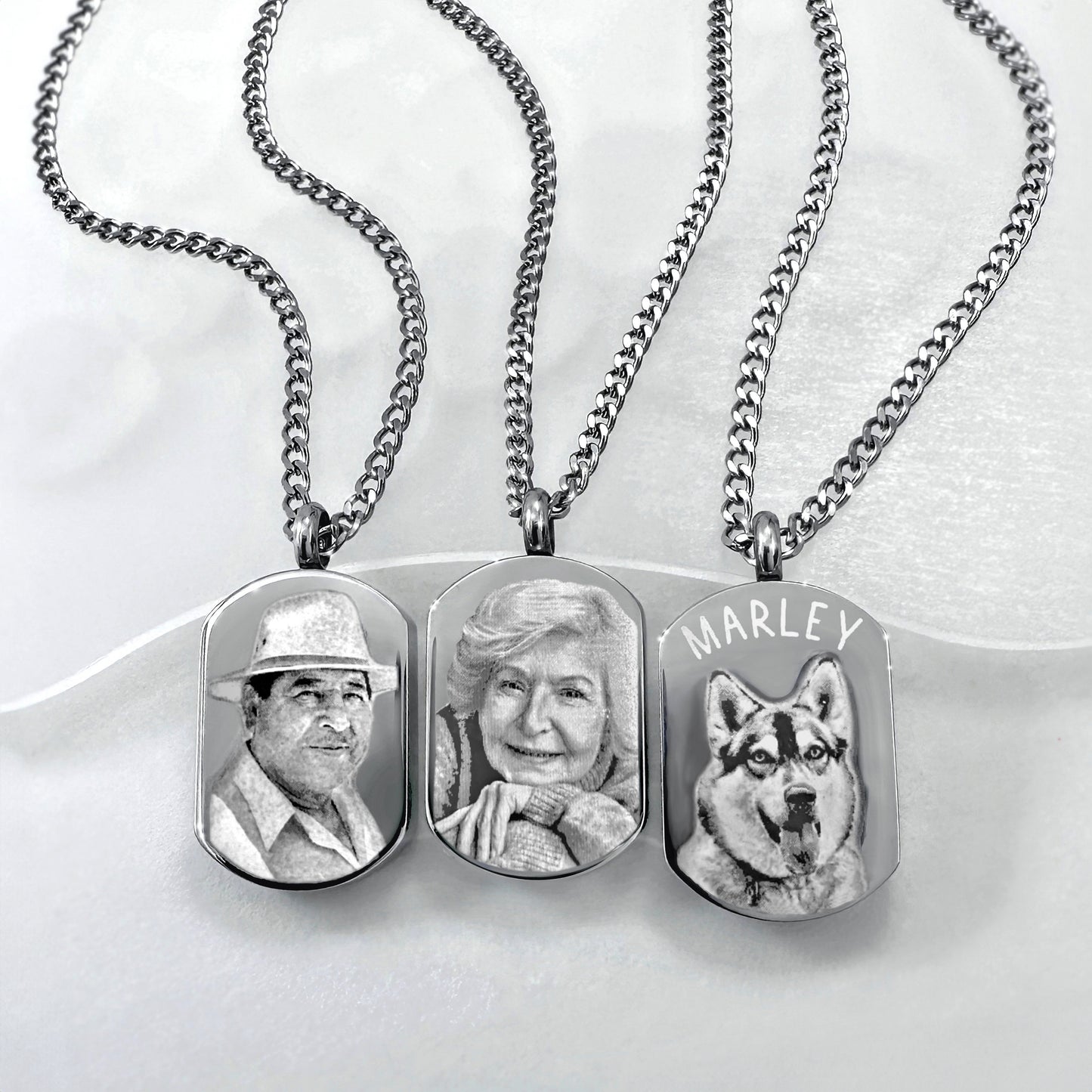 ACTUAL FINGERPRINT CREMATION URN NECKLACE
