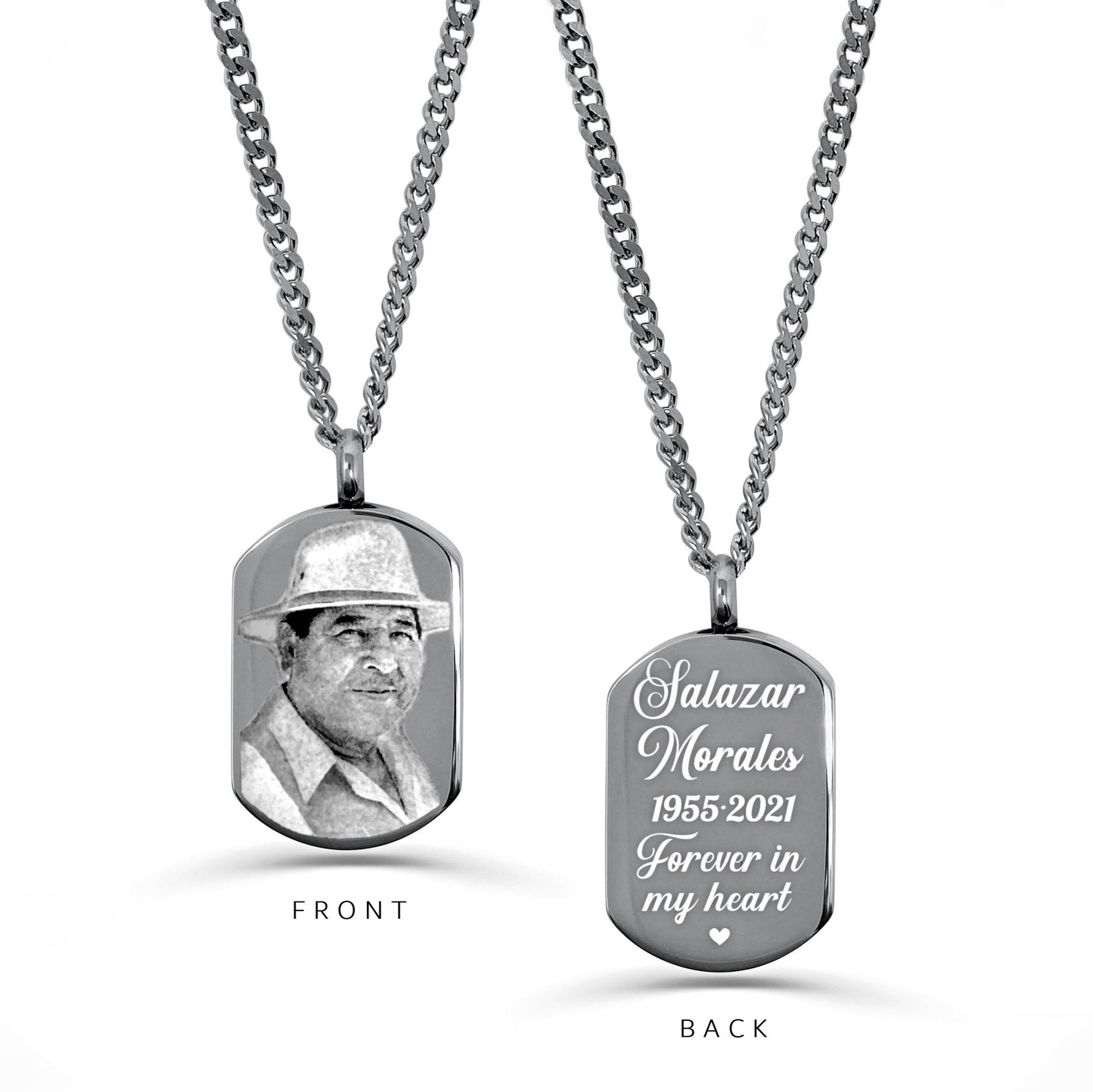 ACTUAL FINGERPRINT CREMATION URN NECKLACE