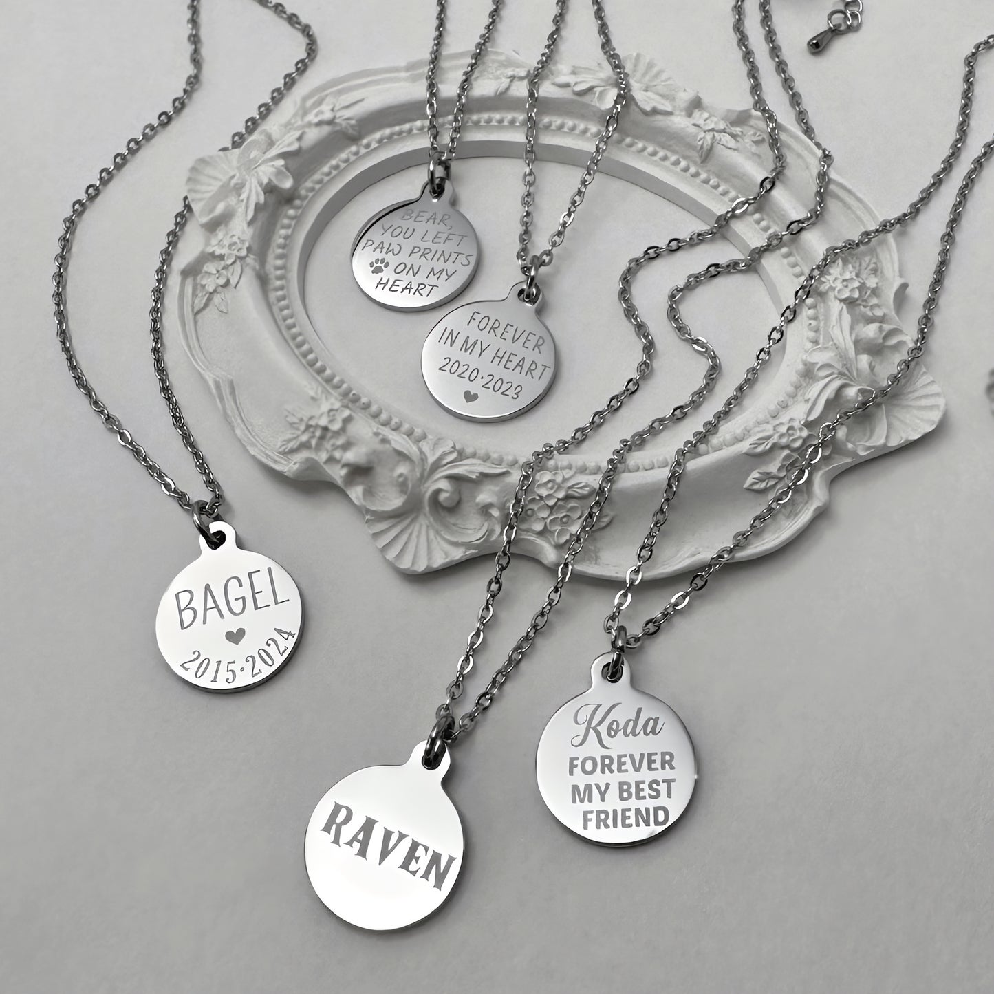 CAT LOSS MEMORIAL NECKLACE