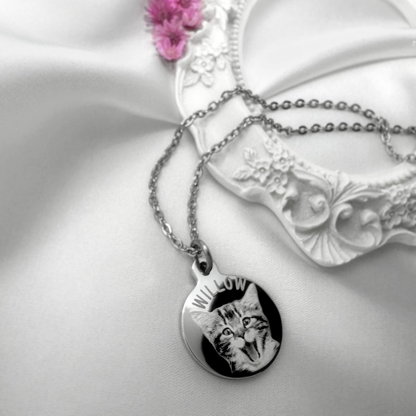 CAT LOSS MEMORIAL NECKLACE