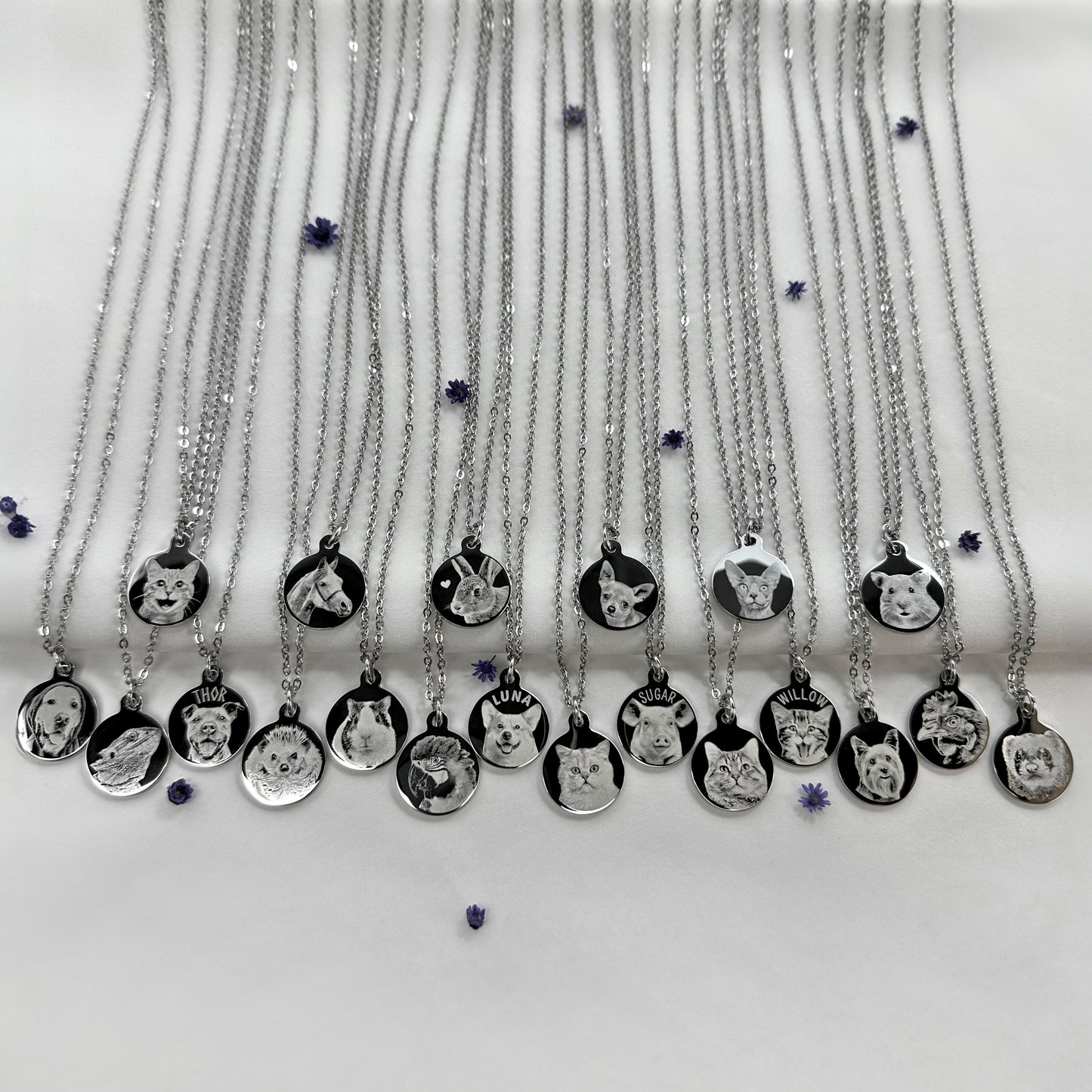 ACTUAL HORSE PORTRAIT NECKLACE