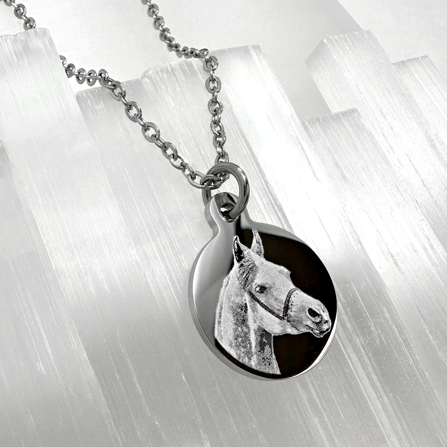 ACTUAL HORSE PORTRAIT NECKLACE