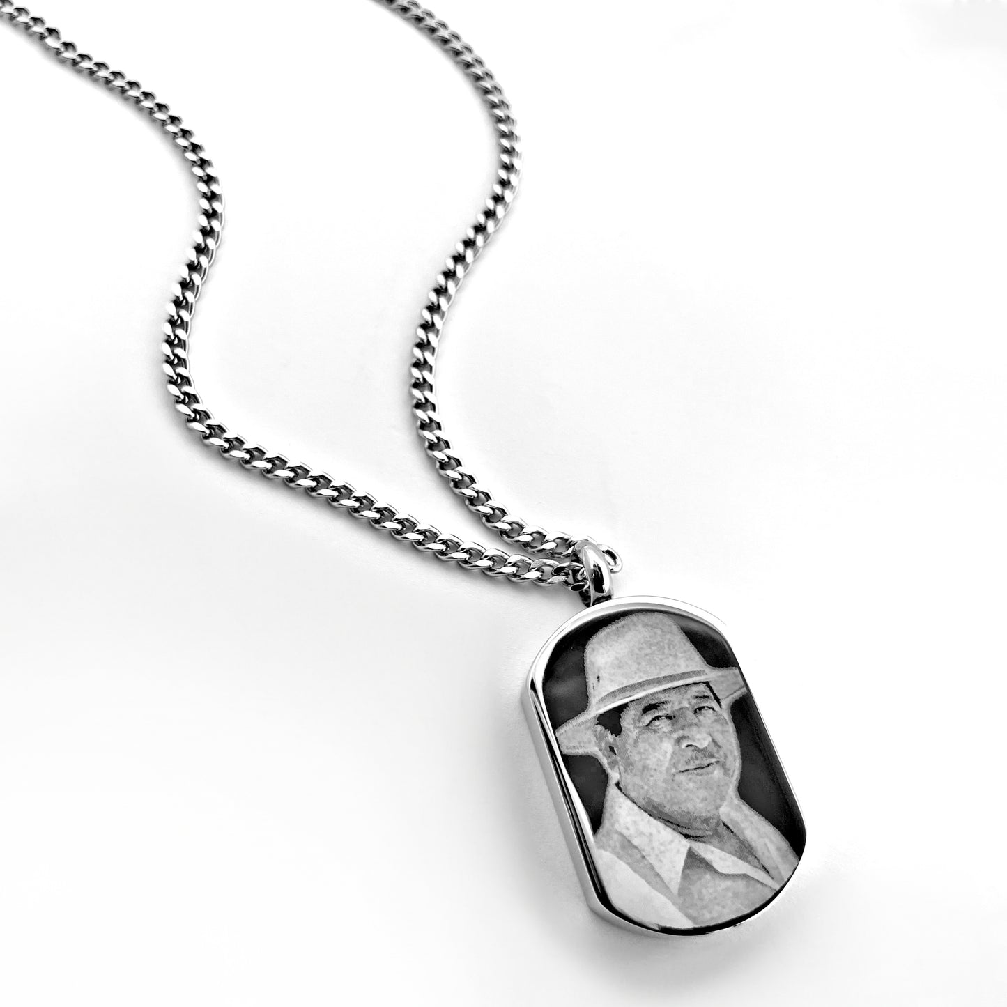 ACTUAL FINGERPRINT CREMATION URN NECKLACE