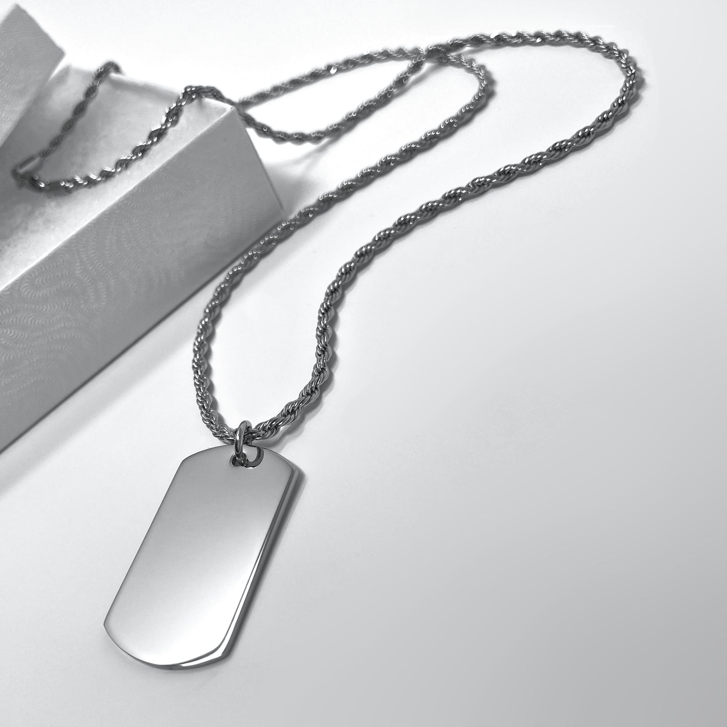 CUSTOM MINI DOG TAG NECKLACE