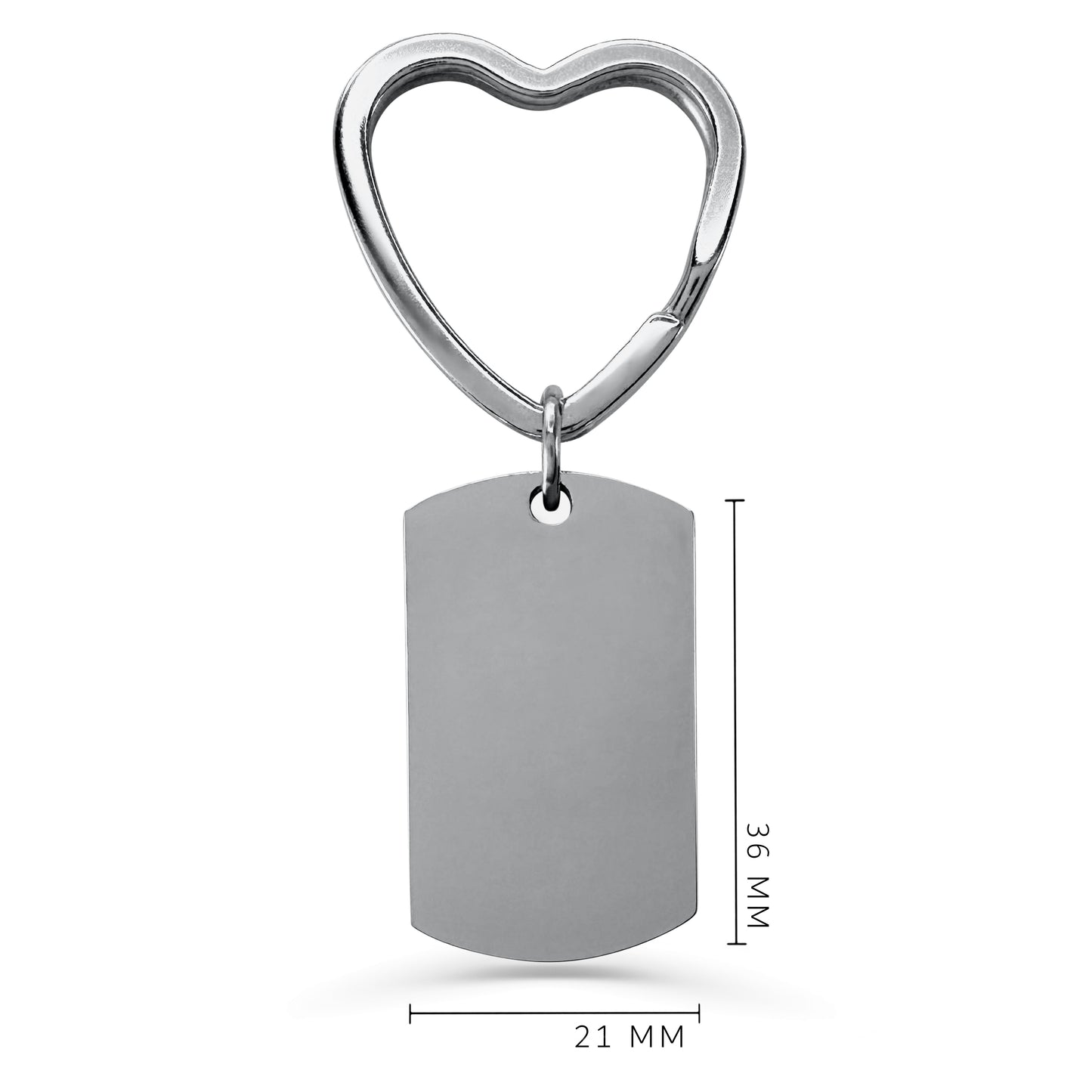 CUSTOM ENGRAVED DOG TAG URN KEYCHAIN