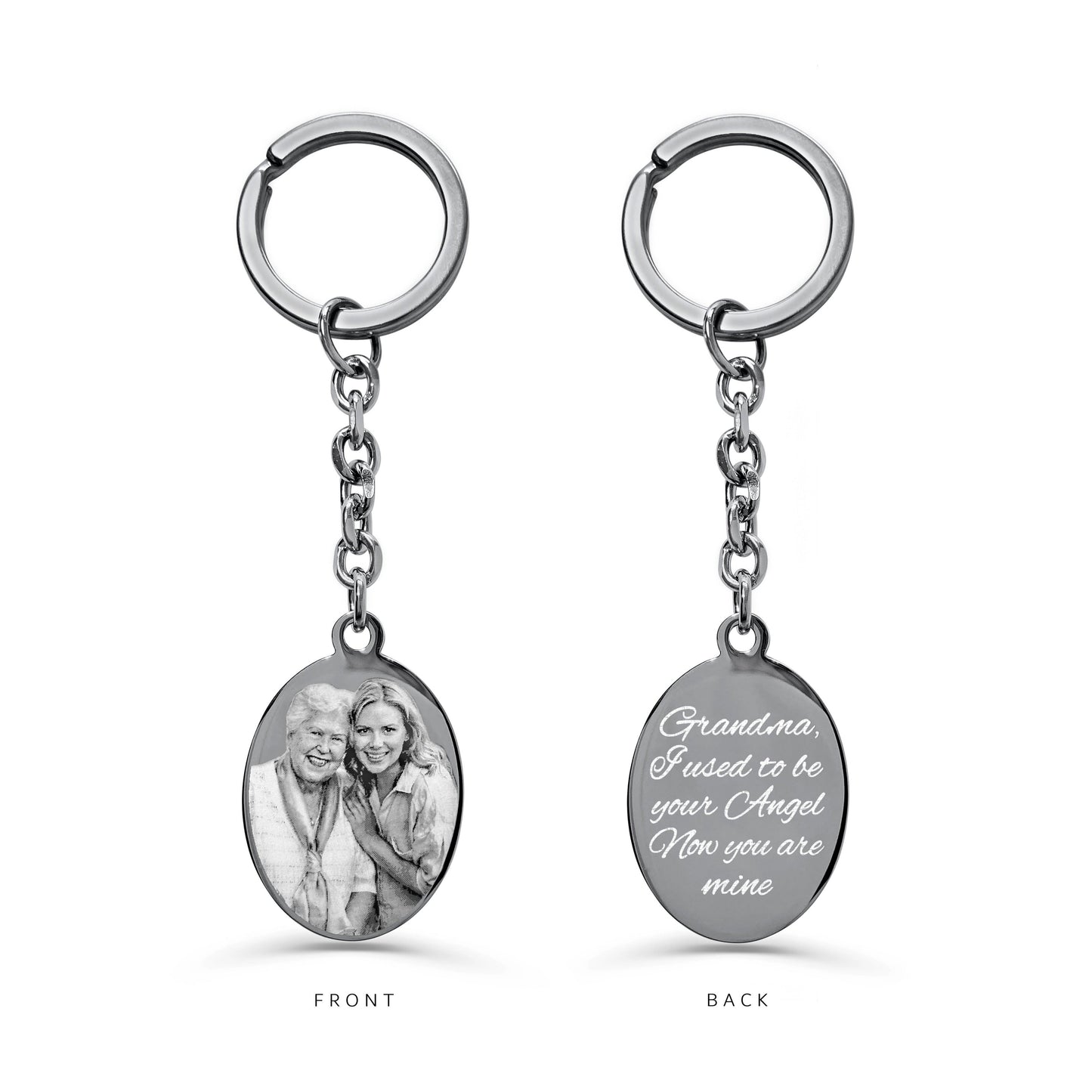 PICTURE FINGERPRINT KEYCHAIN