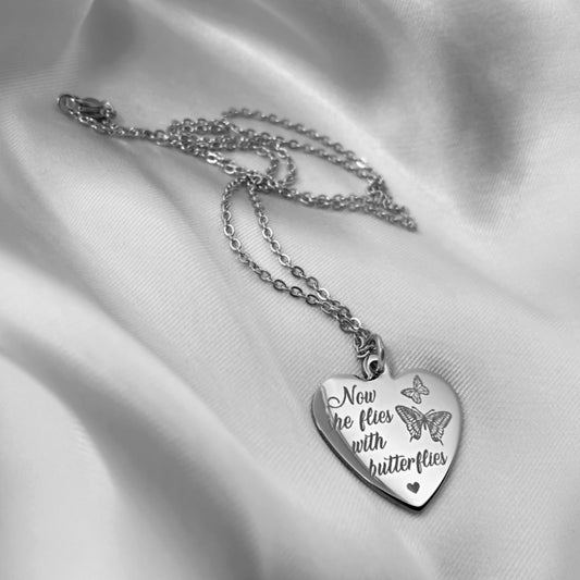 ACTUAL FINGERPRINT MEMORIAL NECKLACE