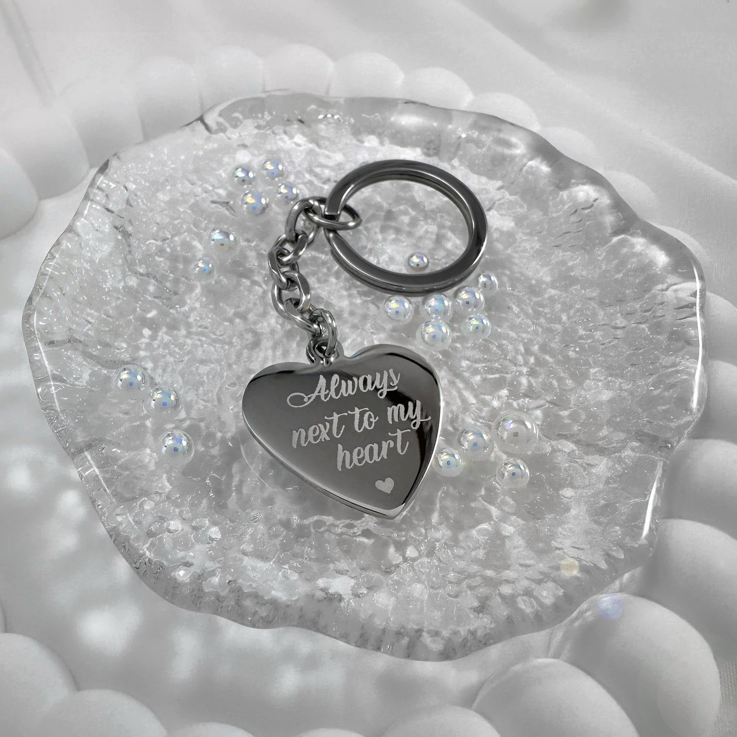 CUSTOM PHOTO MEMORIAL KEYCHAIN