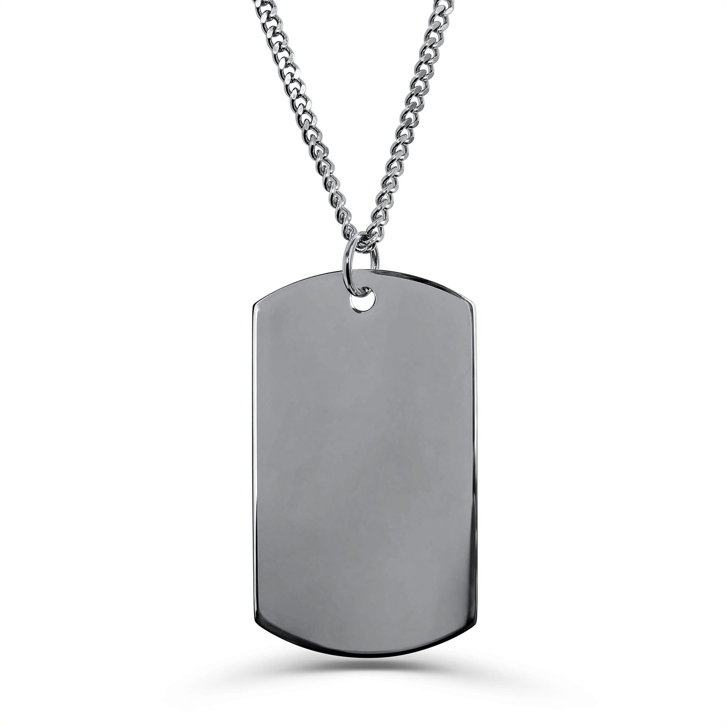 MEMORIAL CUSTOM PHOTO DOG TAG NECKLACE