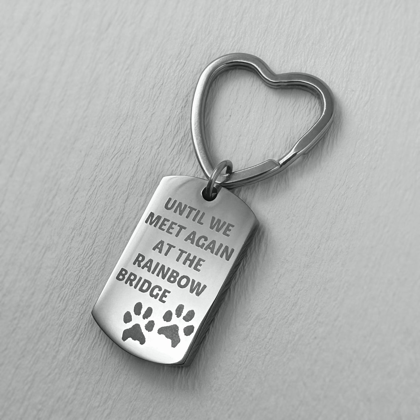 DOG ASHES KEEPSAKE PET URN KEYCHAIN