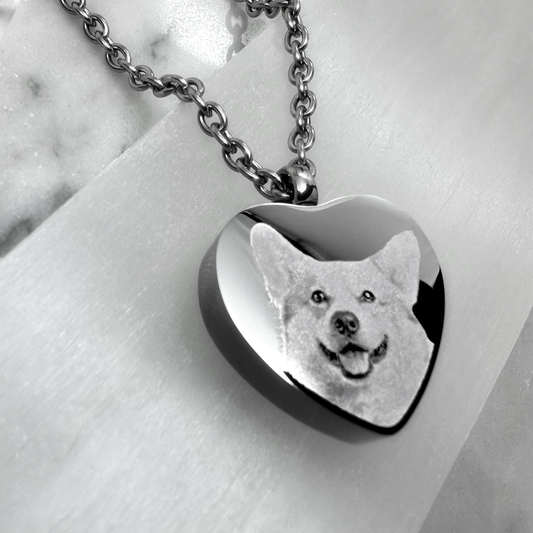 DOG CREMATION URN NECKLACE FOR ASHES