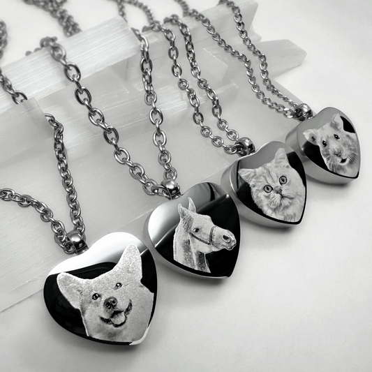 CAT MEMORIAL URN NECKLACE FOR ASHES