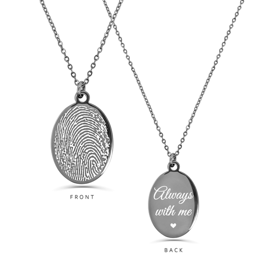 ACTUAL FINGERPRINT NECKLACE