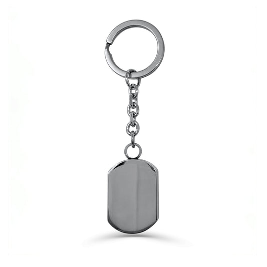 CUSTOM URN DOG TAG KEYCHAIN FOR ASHES