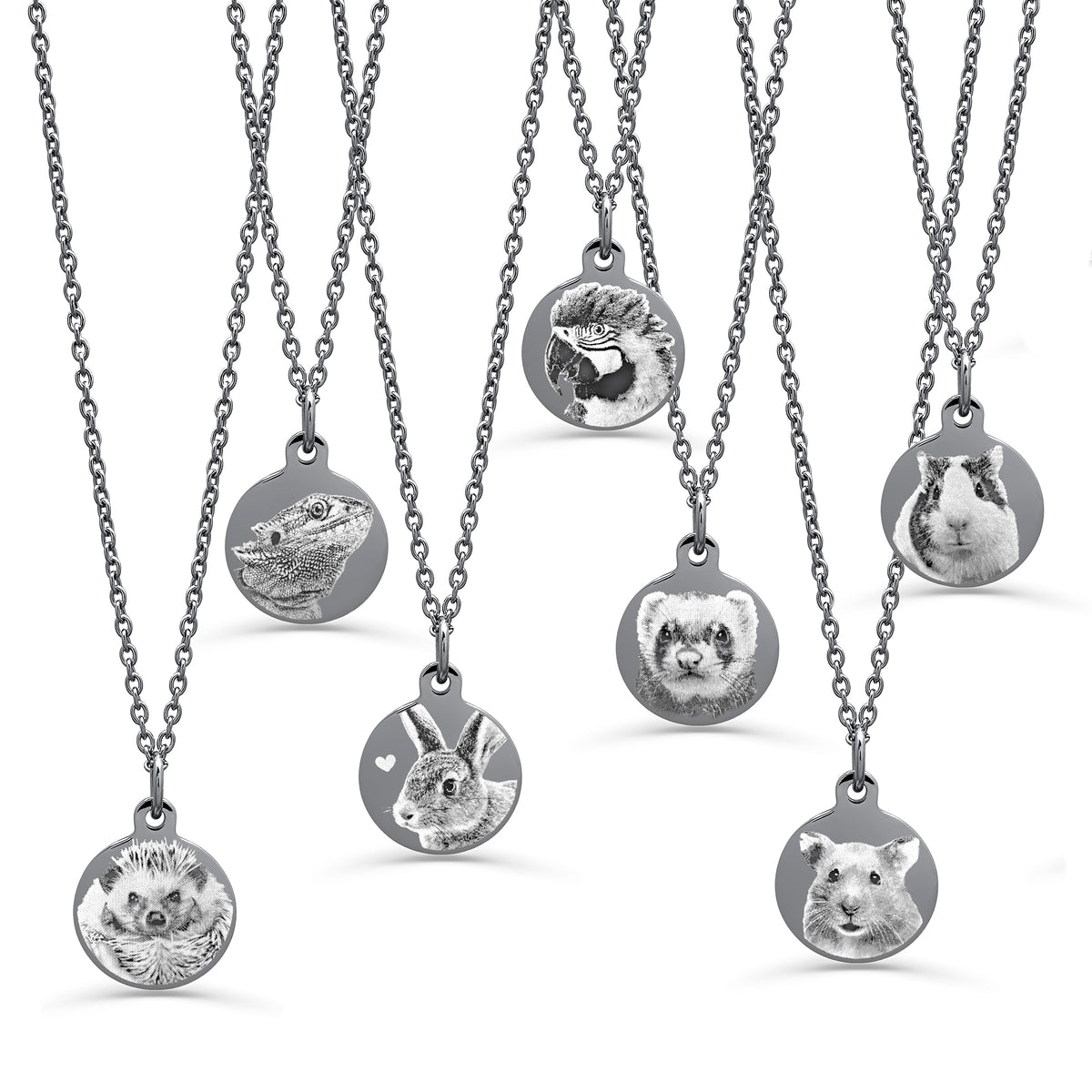 Personalized Pet Portrait Necklace