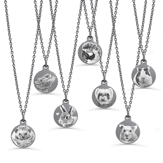 Personalized Pet Portrait Necklace