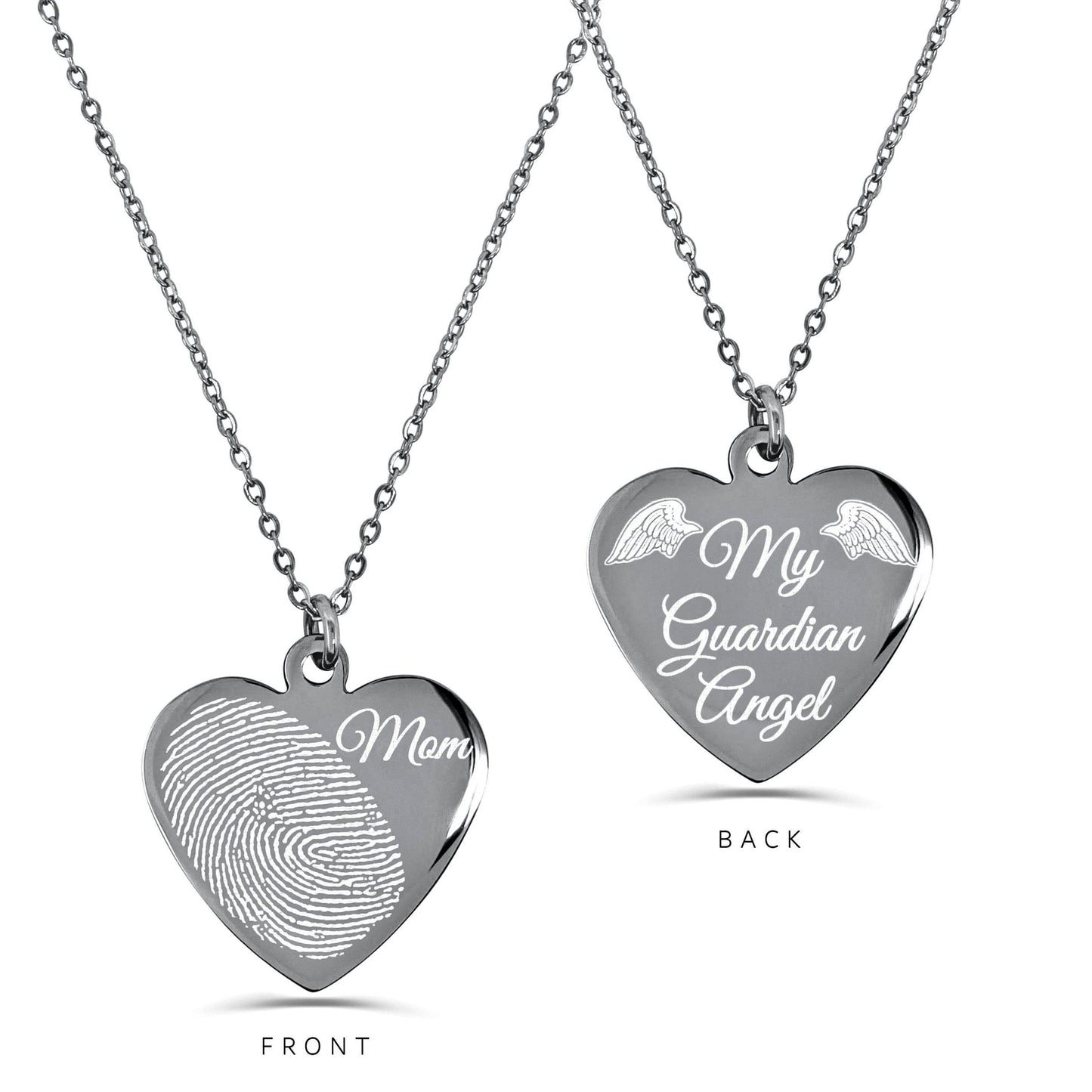 PERSONALIZED THUMBPRINT PENDANT NECKLACE