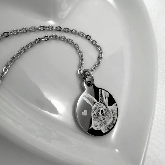 PERSONALIZED BUNNY RABBIT JEWELRY GIFT