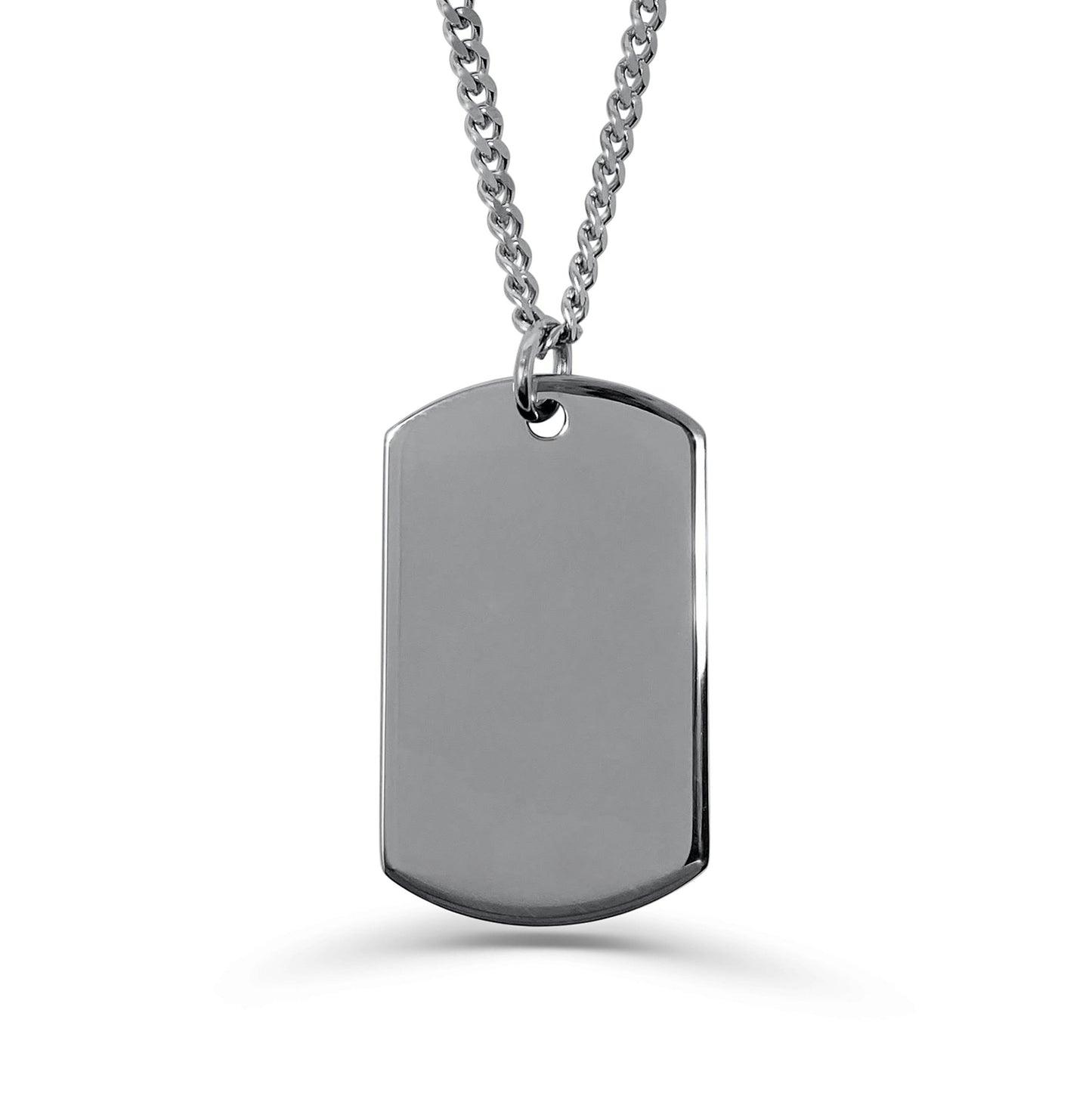 YOUR PHOTO SMALL DOG TAG NECKLACE CHAIN