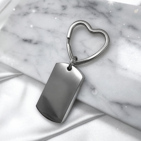Personalized pet memorial dog tag urn keychain video showing custom pet photo engraving and memorial message details
