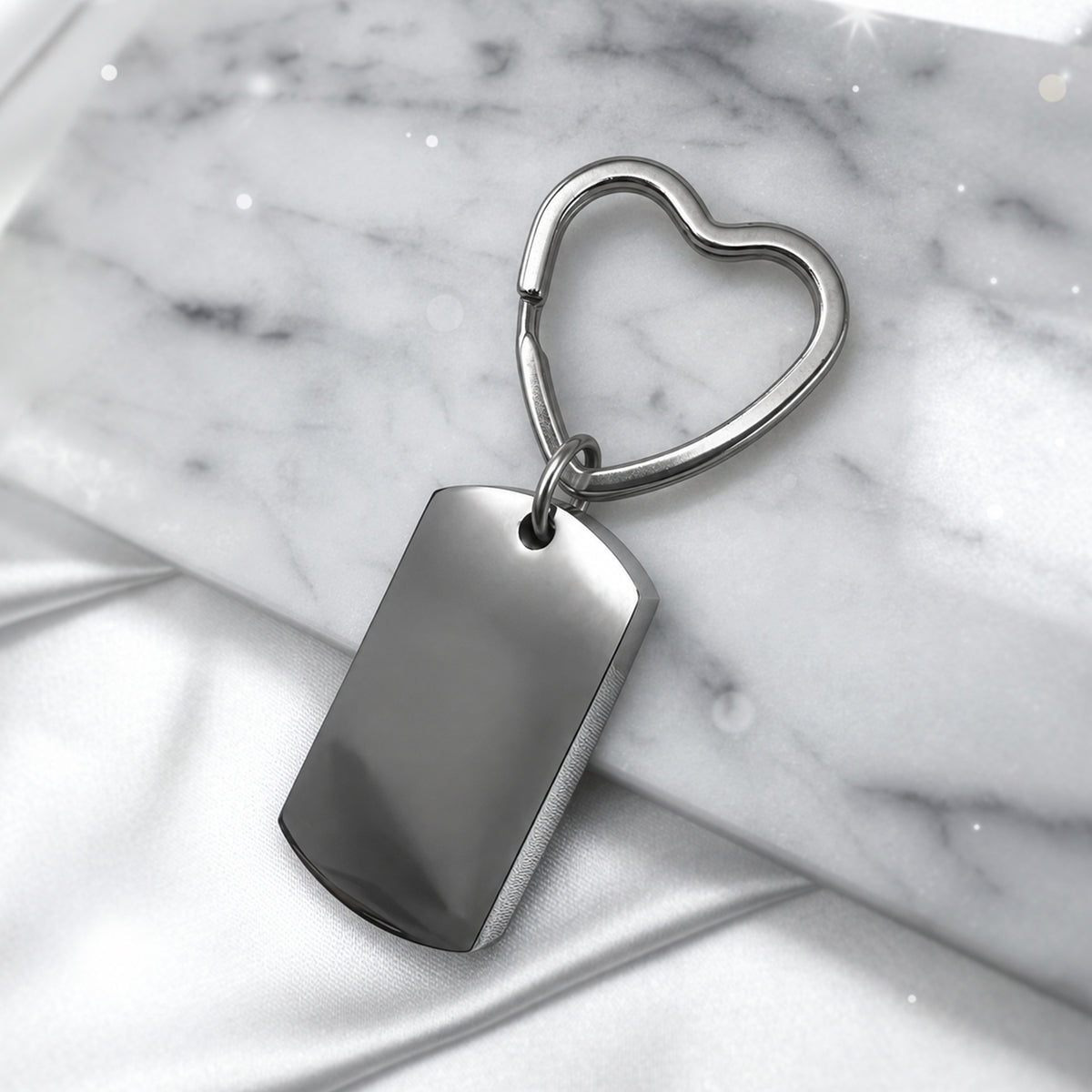 Personalized pet memorial dog tag urn keychain video showing custom pet photo engraving and memorial message details